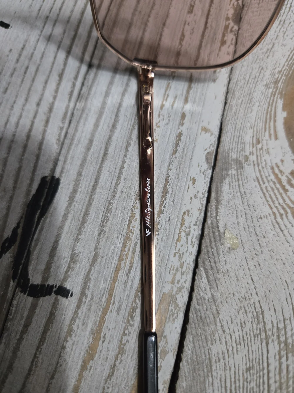 Vintage Frames Company VF 24KT Signature Series Corey Shapiro Rose Gold Eyeglass
